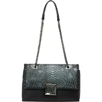 Faina Bolso de hombro pino / negro