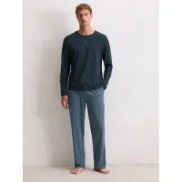 Marc O'Polo Pijama largo ' Mix N Match Cotton ' navy