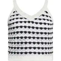Ebeeza Top negro / blanco