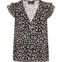 Faina Blusa 'Fashion Look' kitt / negro