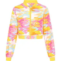 Mymo Chaqueta de entretiempo azul claro / naranja / rosa / blanco