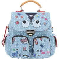 MyMo Pop Mochila 'Pop Eyetheme' azul / azul claro / rojo / negro