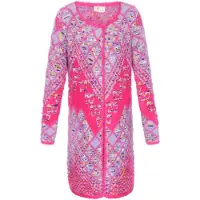 IZIA Cárdigan amarillo / lila / rosa
