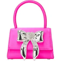 Faina Bolso de mano rosa / plata