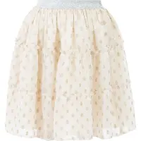 Faina Falda 'Mimo' crema / oro / plata