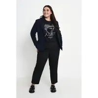 KAFFE CURVE Blazer 'Jia' marino