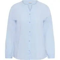 KAFFE CURVE Blusa 'KCNana' azul claro