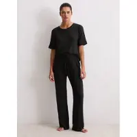 Marc O'Polo Pantalón de pijama ' Soft Knit ' negro