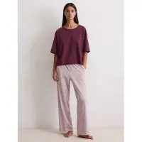 Marc O'Polo Camiseta talla grande ' Mix N Match Cotton ' burdeos