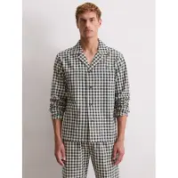 Marc O'Polo Camiseta ' Cozy Flannel ' crema / navy