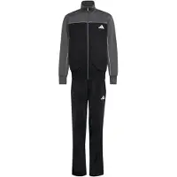Adidas Chándal 'Junior Tricot Colourpop' gris oscuro / negro / blanco