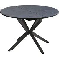 Vicco Mesa de comedor Loyd Antracita/Negro 120-160 x 120 cm Extensible, Model 59376