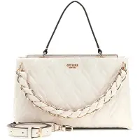 GUESS Bolso de mano 'Maxine 2 Comp Satchel' offwhite