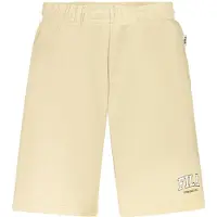 FILA Rifredi Regular Graphic Sweat Shorts White Pepper Talla: 2XL | Pantalones Cortos Outlet | Hombre | Blanco