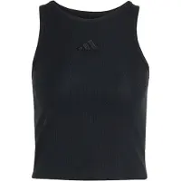 Adidas adidasCAMISETA SIN MANGAS ACANALADA KIT SMALL LOGO XL Black Mujer