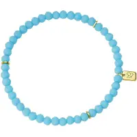 Glanzstücke Pulsera azul / dorado