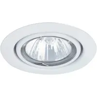 Rabalux 1091: Foco empotrado para techo, 1 foco, modelo Relightspot, casquillo GU5.3, color blanco, forma redonda, diseño minimalista, grado de protección IP20, diámetro 86 mm