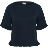 KAFFE CURVE Jersey 'KCLindsy' marino