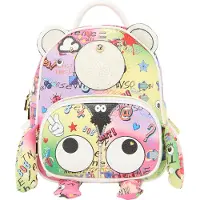 MyMo Pop Mochila 'Eyetheme' amarillo / verde / rosa / negro