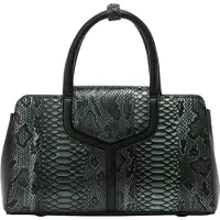 Faina Bolso de mano jade / negro