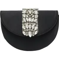 Faina Bolso de noche negro / transparente