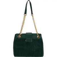 Faina Bolso de hombro 'Back To Office' verde oscuro