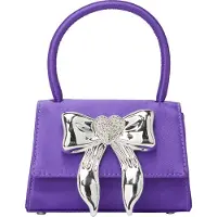 Faina Bolso de mano azul violaceo / plata / transparente