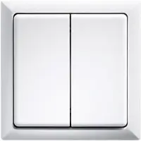 Eltako FT4F-rw, pulsador inalámbrico, color blanco. Código de producto: 30000702