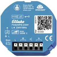 Eltako , regulador de intensidad universal con tecnología inalámbrica, modelo FD62NPN-230V