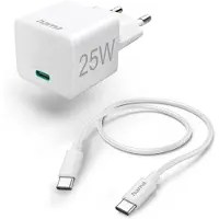 Hama Cable Usb-c Qc+pd Kit Cargador De Pared Usb-c 1.5 M 25w