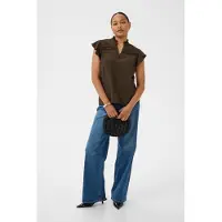 Kaffe Blusa 'Sonj' moca