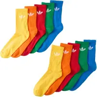 Adidas Originals adidasCALCETÍN CLÁSICO TREFOIL (10 PARES) 40-42 Blue / Green / Better Scarlet Unisex