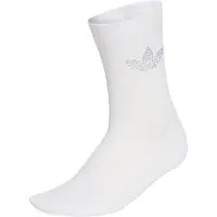 Adidas Originals adidasCALCETÍN CLÁSICO SPARKLE TREFOIL CREW (1 PAR) 40-42 White Mujer
