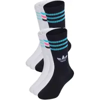 Adidas adidasCalcetines clásicos 3 Stripes (6 pares) 34-36 Black / White / Samba Blue / Bliss Blue Niño