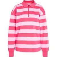 Adidas adidasPolo de manga larga Essentials Contemporary de felpa M Power Pink / St Tropic Bloom Mujer