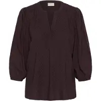 Kaffe Blusa 'KAAnnika' marrón oscuro