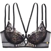 Jette Sujetador chocolate / negro