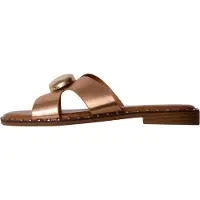 Super Mode Zapatos abiertos 'Pantoletten zum Hineinschlüpfen' champán