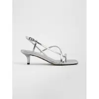 EDITED The Label Zapatos con plataforma 'Sutton' plata