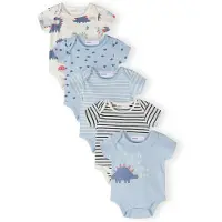 MINOTI Pijama entero/body azul claro / azul oscuro / blanco cáscara de huevo