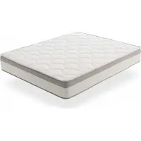 Moonia Spring Max, muelles en bolsa, cama doble, colchón de espuma de alta densidad, tamaño medio, color blanco, tejido de viscosa, 1800 mm