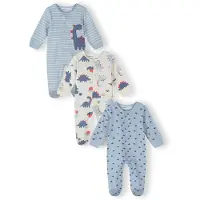 MINOTI Pijama navy / azul claro / rojo oscuro / blanco