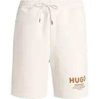 HUGO Pantalón 'Nomario' cognac / blanco lana