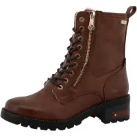 Mustang Botines con cordones 'Haukea' marrón / marrón oscuro / negro