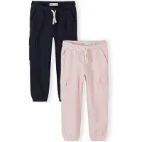 MINOTI Pantalón azul oscuro / rosa