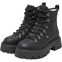 Buffalo Botines con cordones 'Aspen' negro