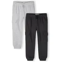 MINOTI Pantalón gris moteado / negro moteado