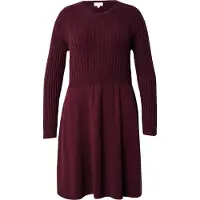 ONLY Carmakoma Vestido 'CARFIA' rojo vino