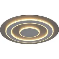 Globo Lighting Lámpara de techo LED, metal, color antracita, gris, diámetro 60 cm