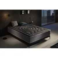 Moonia - Colchón Premium Black Multizona, 27 cm, 180x200 cm